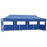 vidaXL zložljiv pop-up vrtni šotor s 5 stranicami 3x9 m moder | Shoptok.si