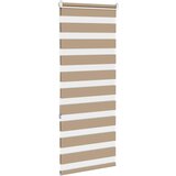 Zebra zavjesa Pješčano smeđa 65x150 cm Širina tkanine 60,9 cm Poliester | Shoptok.si