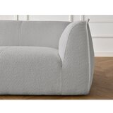 Bobochic Paris Svetlo siva sedežna garnitura iz tkanine bouclé 242 cm Giorgia – | Shoptok.si