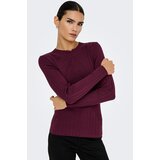JDY Pulover 'KATE' bordo | Shoptok.si