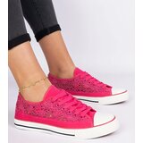 D/CEO marka niezdefiniowana Pink women's perforated sneakers Saha | Shoptok.si