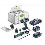 Festool baterijska bušilica-odvrtač quadrive tpc 18/4 5,0/4,0 i-set, f 577621 Cene