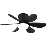 Globo 03625S - LED prigušiva stropni ventilator DELORES LED/5W/230V 2700-6500K crna + daljinski upravljač | Eponuda.com