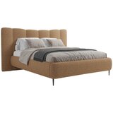 MID.YOU OBLAZINJENA POSTELJA 140 cm x 200 cm , les, tekstil, leseni material terakota | Shoptok.si