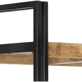 vidaXL knjižna omara 5-nadstropna 60x30x180 cm trden mangov les | Shoptok.si