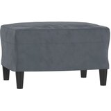  Trosjed s tabureom tamnosivi 180 cm baršunasti | Eponuda.com
