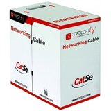 TECHly F /UTP Hank Cable Cat.5E CCA 305m Solid Outdoor Black ITP8-RIS-0305LO | shoptok.hr