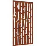  Vrtni zidni ukras 105 x 55 cm čelik COR-TEN s uzorkom bambusa | Eponuda.ba
