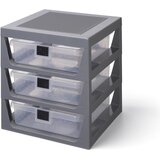 Lego polica sa 3 fioke i podlogom za gradnju - siva 40950003 Cene