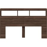 Ormarić za uzglavlje LED boja smeđeg hrasta 160x17x102 cm | shoptok.hr