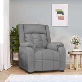  Naslonjač od tkanine svjetlosivi - Svjetlosiva 1 | shoptok.hr
