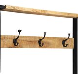 vidaXL Clothes Rack 80x40x190 cm Solid Rough Wood Mango | Shoptok.si