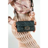 Capone Outfitters Capone Ibiza Satin Quilted Pattern M.petrol Women's Bag.