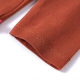  Dječja majica s dugim rukavima boja konjaka 116 | shoptok.hr