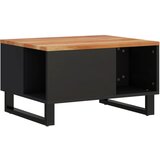 Maison Chic Klubska mizica - kavna mizica - Nizka mizica 60x50x35 cm trden akacijev les, (21753892) Cene