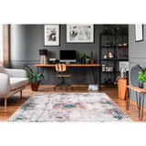 Kayoom RAVNO TKANA PREPROGA Galaxy 200 Multi / Braun 120/170 cm tkano rjava, večbarvno | Shoptok.si