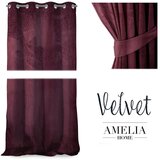 Restilo Rdeča zavesa AmeliaHome Velvet, 140 x 270 cm | Shoptok.si