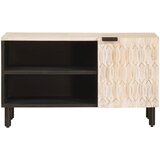 TV ormar Finš bijelog pranja 80 x 33 x 46 cm Čvrsto drvo manga | shoptok.hr