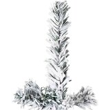  Tanka umjetna polovica božićnog drvca sa snijegom 150 cm | shoptok.hr