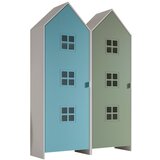 Vipack Zelena/svijetlo plava dječja garderoba 115x171,5 cm CASAMI BRUGES – Cijene