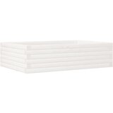  Vrtno cvetlično korito belo 90x60x23 cm trdna borovina | Shoptok.si