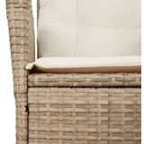  4-dijelni vrtni blagovaonski set od poliratana s jastucima bež | shoptok.hr