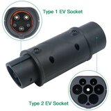 KULAM EV adapter, IP55 ocena, lahka zasnova, širok temperaturni razpon, tip 2 do tip 1, tip 2 do tip 1, (5000156857) | Shoptok.si