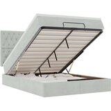  Otomanski krevet s madracima i LED 140x190 cm baršunasti | shoptok.hr