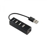 S Box SBOX USB HUB H-204 - USB-2.0 4 Port Crni Cijene