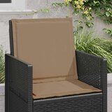  Blazine za sedež in hrbet 2 pcs Taupe 47 x 45 x 2 cm Poliester, (5000232269) | Shoptok.si