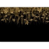  Foto tapeta - Nature landscape - black abstract nature motif with flowers in sepia 490x350 | shoptok.hr