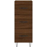 vidaXL Komoda boja smeđeg hrasta 34 5 x 34 x 90 cm konstruirano drvo | shoptok.hr