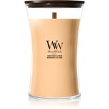 WoodWick Tangerine & Citron dišeča sveča z lesenim stenjem 610 g | Shoptok.si