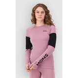 Mons Royale Olympus Merino Funkcijska majica sierra pink / black Cene