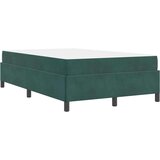  Krevetna konstrukcija Tamno zelena i bijela 120 x 190 cm Baršun | shoptok.hr