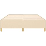  Za krevet s oprugama krem 140 x 190 cm od tkanine | shoptok.hr