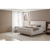 Welnova POSTELJA BOXSPRING 180 cm x 200 cm , tekstil bež | Shoptok.si