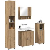  Set namještaja za kupaonicu 4 kom. Umjetnički hrast | shoptok.hr