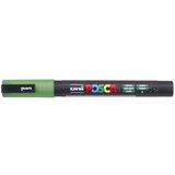 Marker Uni pc-3ml Posca glitter zeleni | shoptok.hr