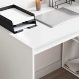  Stol s policom Bijelo 108 x 55 x 103.5 cm Konstruirano drvo | Eponuda.com