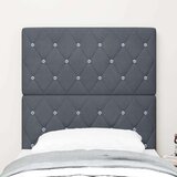  Uzglavlje Tamno siva 80 cm Baršun | shoptok.hr