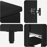  Toaletna jedinica Crna 60 x 35 x 80 cm Konstruirano drvo | Eponuda.ba