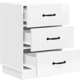  Noćni ormar s ladicama Bijela visokog sjaja 43 x 41 x 63,5 cm | Eponuda.com