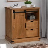 vidaXL Bivak HALDEN z drsnimi vrati 80x40x80 cm Masivni les | Shoptok.si