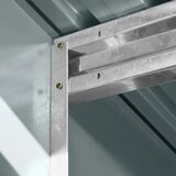 Metalna Baštenska kućica sa nadstrešnicom 300x195x192cm | ePonuda.com