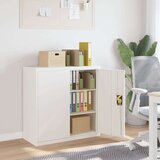 Ormarić za spise bijeli 90 x 40 x 90 cm čelični | shoptok.hr