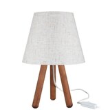 Squid Lighting Namizna svetilka s tekstilnim senčnikom v beli in naravni barvi (višina 33,5 cm) - Squid Lighting Cene