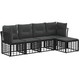  Set vanjskih sofa Crna Poliester | shoptok.hr