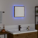  LED kupaonsko ogledalo Zidne Umjetnički hrast 40 x 37 x 8.5 cm | Eponuda.com