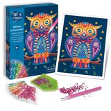 Sentosphere Art & Creations Tableau A Diamanter - Sova, (21336707) Cene